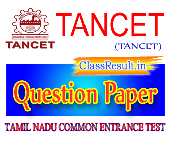 tancet Question Paper 2021 class ME, MTech, MArch, MPlan, MBA, MCA